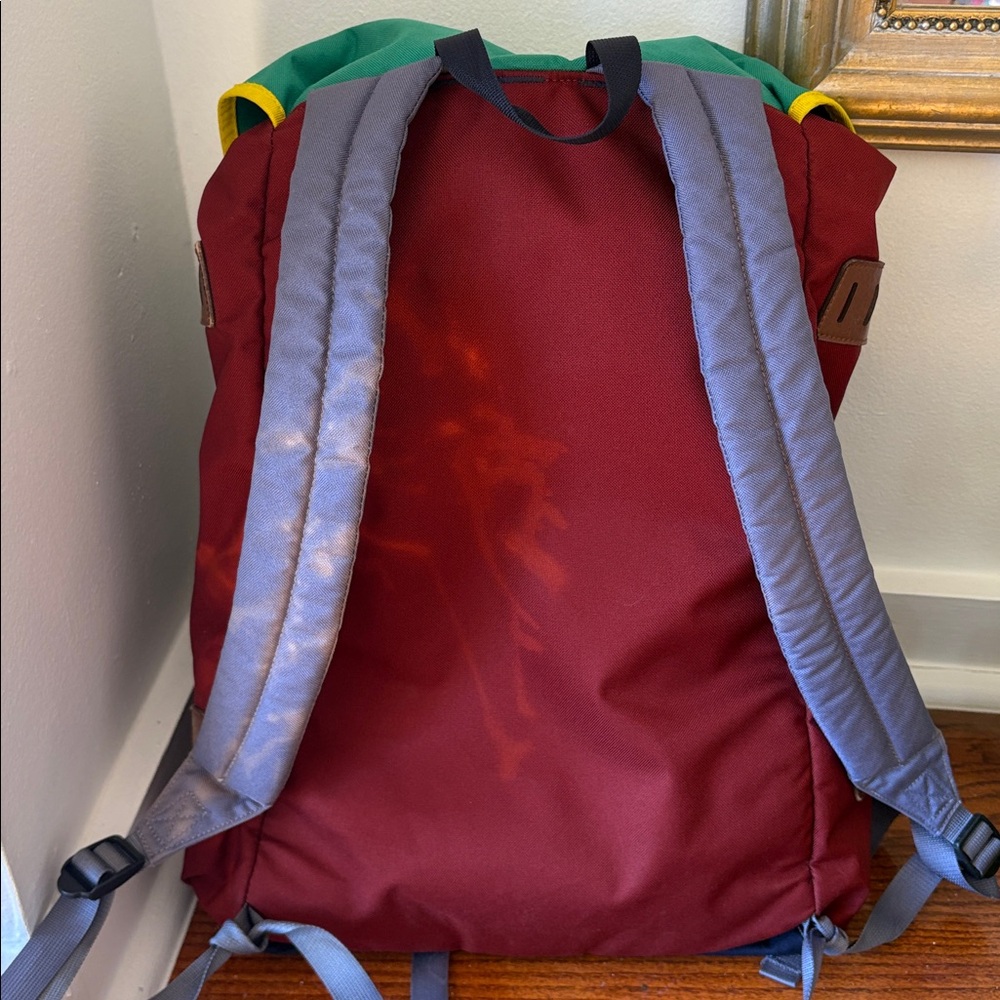 Patagonia Green, Yellow, and Red Backpack - Picture 2 of 3